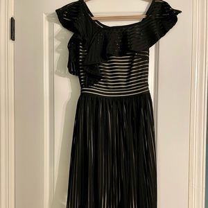 Gianni Bini Black and Beige Cocktail Dress, New With Tags!